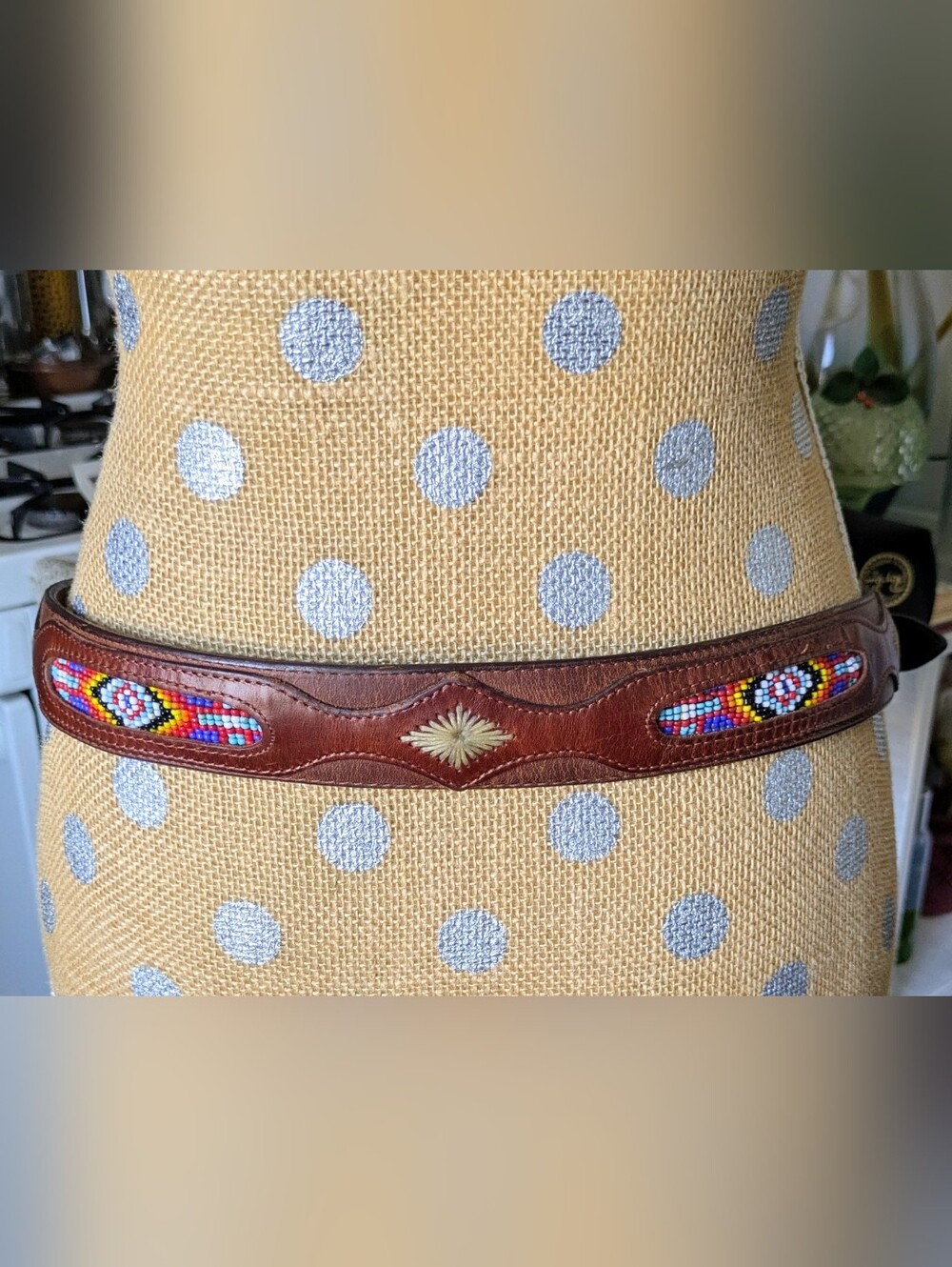 1993 vintage Leegin leather belt Men’s size 36
Genuine brown leather